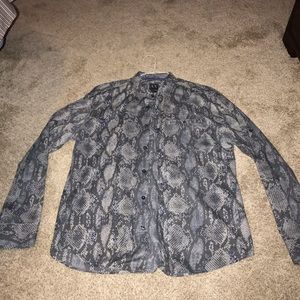 Armani Exchange Snake Skin dress shirt